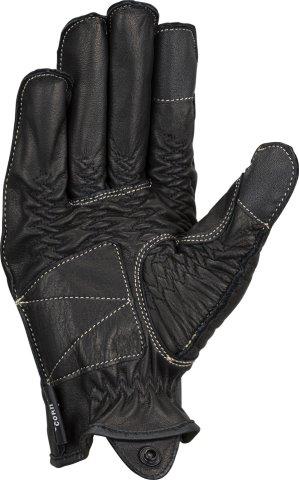 レザーグローブ オールブラック Mサイズ G-2002 イエローコーン