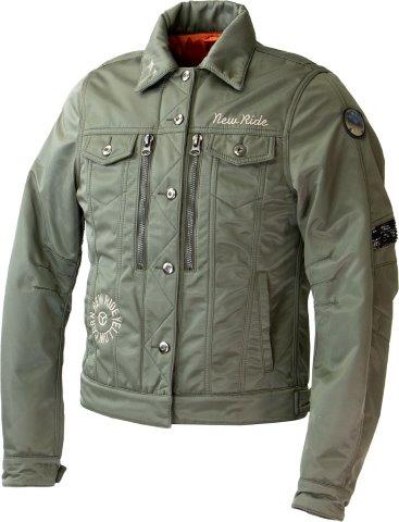 レディースウィンタージャケット カーキ WLサイズ NJ-4301L イエローコーン ニューライド