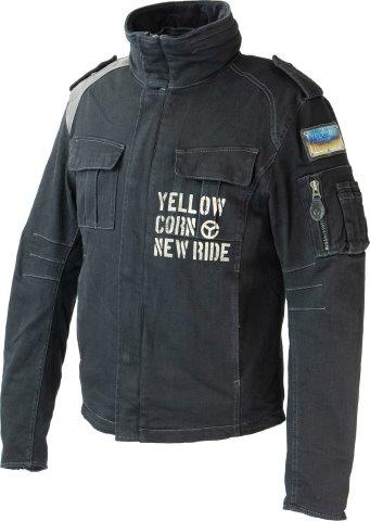 取寄 ウィンタージャケット ブラック LLサイズ NJ-4302 イエローコーン ニューライド