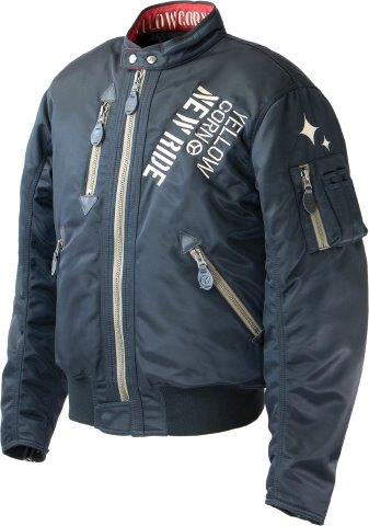 取寄 ウィンタージャケット ミッドナイトブラック 3Lサイズ NJ-4303 イエローコーン ニューライド