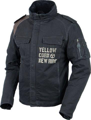 取寄 ウィンタージャケット ブラック LLサイズ NJ-5306 イエローコーン