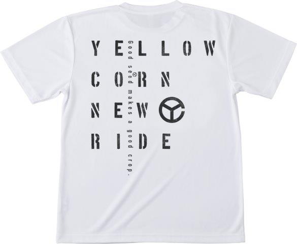 コットンTシャツ ホワイト Mサイズ NT-025 イエローコーン ニューライド