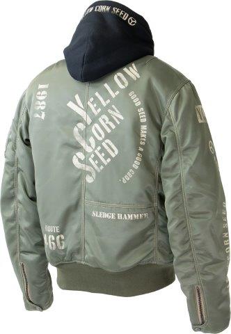 取寄 ウィンタージャケット カーキ Mサイズ SJ-4305 イエローコーン シード