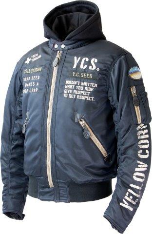 取寄 ウィンタージャケット ミッドナイトブラック 3Lサイズ SJ-4307 イエローコーン シード