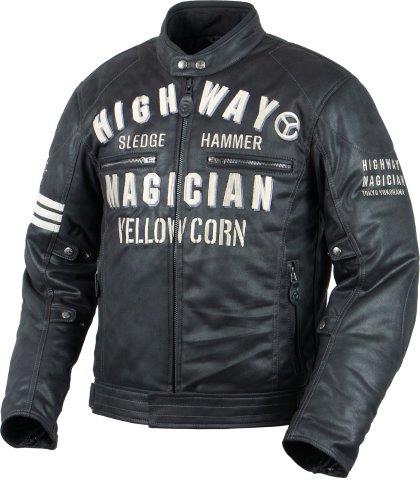 取寄 ウィンタージャケット ブラック/アイボリー Mサイズ SJ-5305 イエローコーン