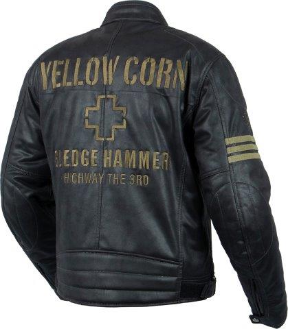 取寄 ウィンタージャケット ブラック/ゴールド 3Lサイズ SJ-5305 イエローコーン