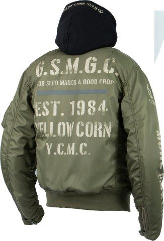 取寄 ウィンタージャケット カーキ Lサイズ SJ-5307 イエローコーン