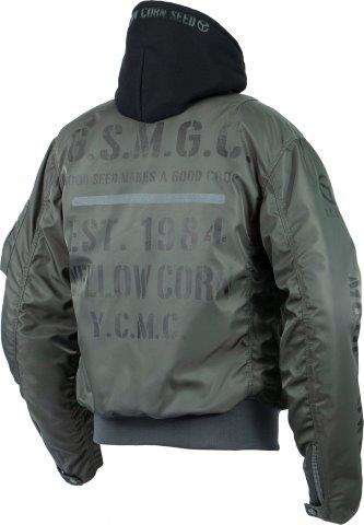 取寄 ウィンタージャケット ガンメタ Mサイズ SJ-5307 イエローコーン