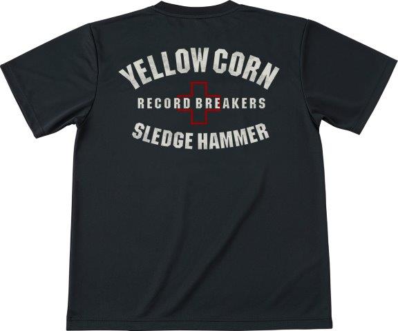 クールドライTシャツ ブラック/ホワイト Mサイズ ST-024 イエローコーン シード