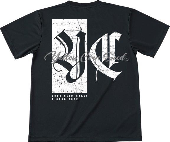クールドライTシャツ ブラック LLサイズ ST-029 イエローコーン シード