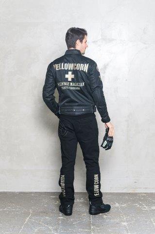 【在庫処分SALE】 イエローコーン メッシュジャケット ジャケット BB-8107 Mサイズ M 防風 インナー付 BK/IV 定価29160円 ② KM-1066○ライディングジャケット○イエローコーン○メッシュ