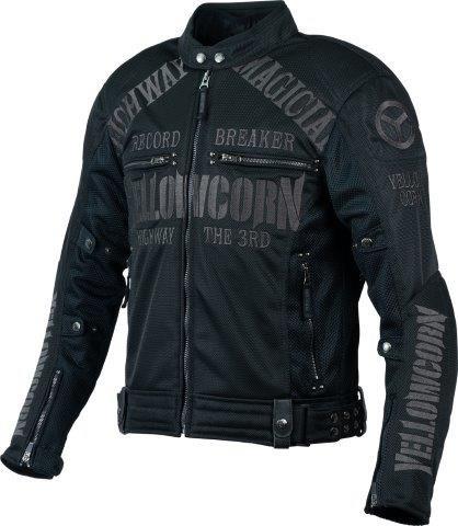 YB4105 ブラック/ガンメタ Mサイズ メッシュジャケット イエローコーン メッシュジャケット ブラック/ガンメタリック Mサイズ YB-4105