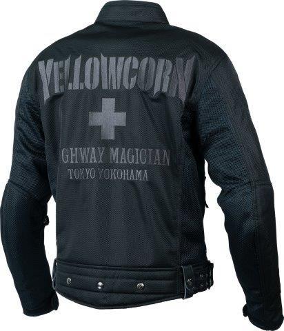 YB4105 ブラック/ガンメタ Mサイズ メッシュジャケット イエローコーン メッシュジャケット ブラック/ガンメタリック Mサイズ YB-4105