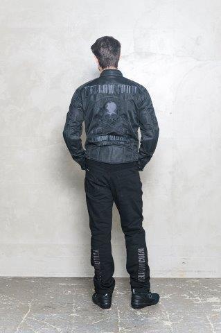 メッシュジャケット ブラック/アイボリー Mサイズ YB-4113 イエローコーン