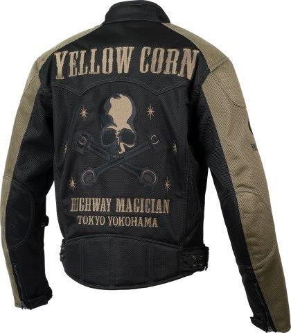 YELLOW CORN メッシュジャケット ブラック　Lサイズ メッシュジャケット ブラック/ベージュ Lサイズ YB-4113 イエローコーン