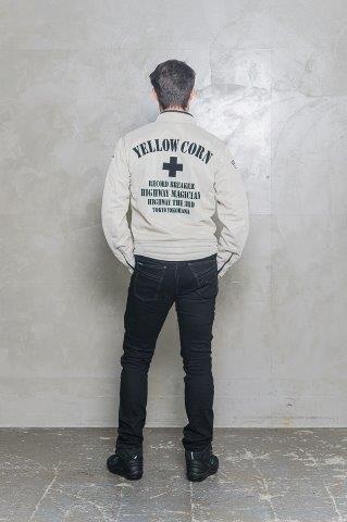 ライトメッシュジャケット ブラック/ガンメタリック LLサイズ YB-4121 イエローコーン