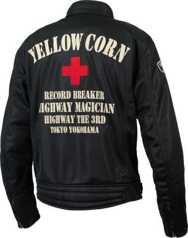 ライトメッシュジャケット ブラック Mサイズ YB-4121 イエローコーン