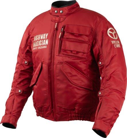 取寄 ウィンタージャケット レッド Sサイズ YB-4300 イエローコーン