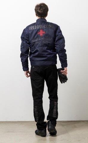 取寄 ウィンタージャケット ブラック/ガンメタル LLサイズ YB-4300 イエローコーン