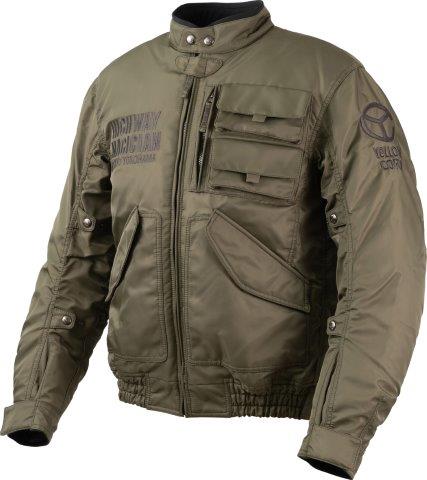 取寄 ウィンタージャケット カーキ 3LWサイズ YB-4300 イエローコーン