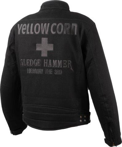 取寄 ウィンタージャケット ブラック/ガンメタル Lサイズ YB-4301 イエローコーン