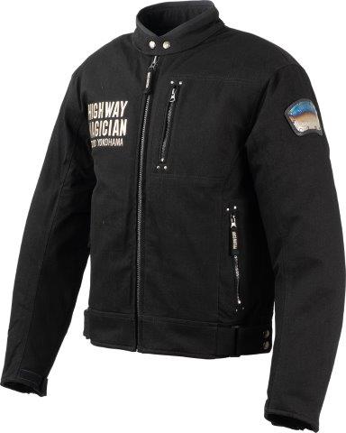 取寄 ウィンタージャケット ブラック/アイボリー Lサイズ YB-4301 イエローコーン