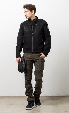 取寄 ウィンタージャケット ブラック/ガンメタル Lサイズ YB-4301 イエローコーン