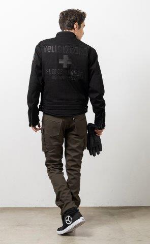 取寄 ウィンタージャケット ブラック/ガンメタル Lサイズ YB-4301 イエローコーン