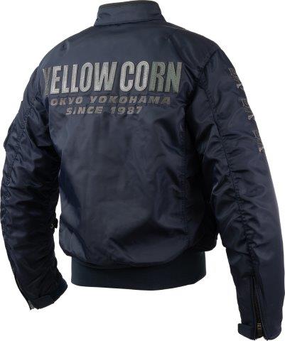 取寄 ウィンタージャケット ネイビー 3Lサイズ YB-4302 イエローコーン