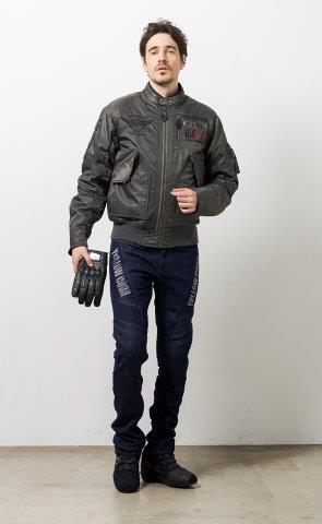 取寄 ウィンタージャケット ガンメタル Lサイズ YB-4302 イエローコーン