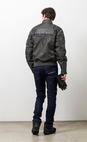 取寄 ウィンタージャケット ブラック/ガンメタル 3Lサイズ YB-4302 イエローコーン