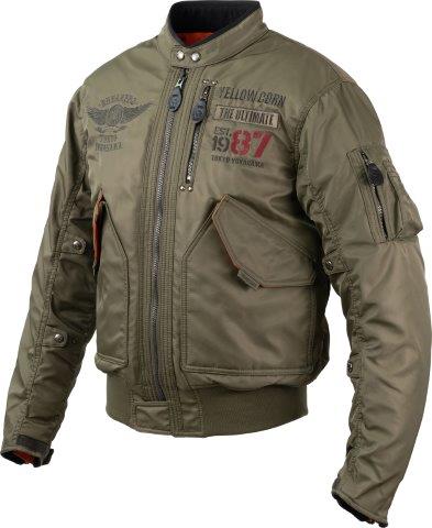 取寄 ウィンタージャケット カーキ 3Lサイズ YB-4302 イエローコーン