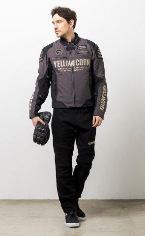 取寄 ウィンタージャケット ガンメタル Mサイズ YB-4303 イエローコーン