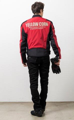 取寄 ウィンタージャケット レッド Mサイズ YB-4303 イエローコーン