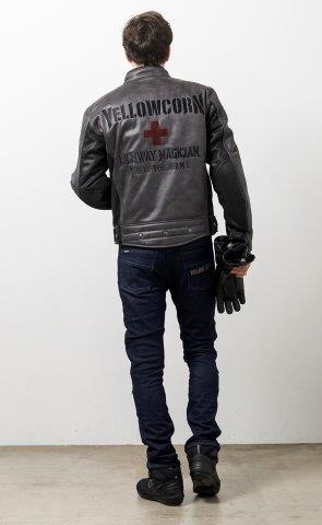 取寄 ウィンタージャケット グレー Mサイズ YB-4305 イエローコーン