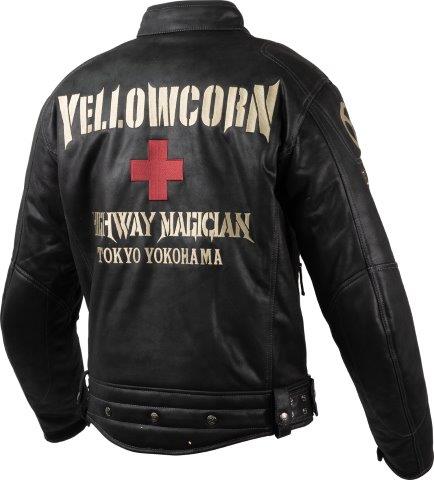 取寄 ウィンタージャケット ブラック/アイボリー 3LWサイズ YB-4305 イエローコーン