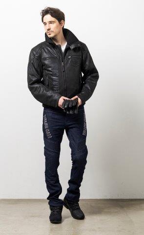 取寄 ウィンタージャケット ブラック/ガンメタル Lサイズ YB-4311 イエローコーン