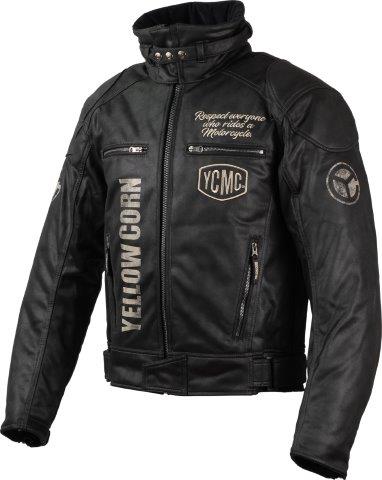 取寄 ウィンタージャケット ブラック/アイボリー Mサイズ YB-4311 イエローコーン