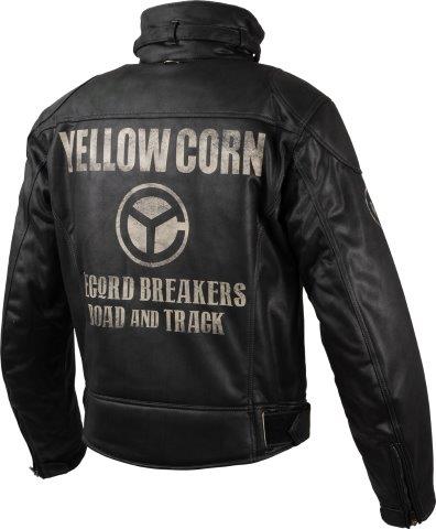 取寄 ウィンタージャケット ブラック/アイボリー LLサイズ YB-4311 イエローコーン