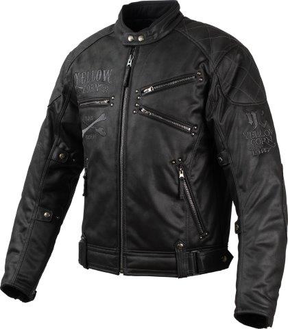 取寄 ウィンタージャケット ブラック/ガンメタル Lサイズ YB-4313 イエローコーン