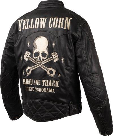 取寄 ウィンタージャケット ブラック/アイボリー LLサイズ YB-4313 イエローコーン