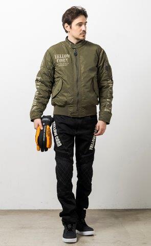 取寄 ウィンタージャケット カーキ 3Lサイズ YB-4321 イエローコーン