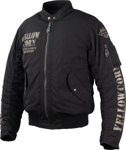 取寄 ウィンタージャケット ブラック Lサイズ YB-4321 イエローコーン