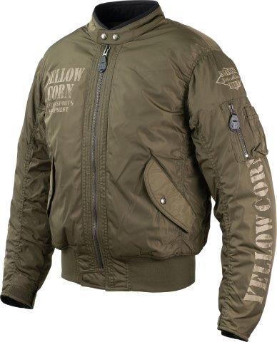 取寄 ウィンタージャケット カーキ Lサイズ YB-4321 イエローコーン