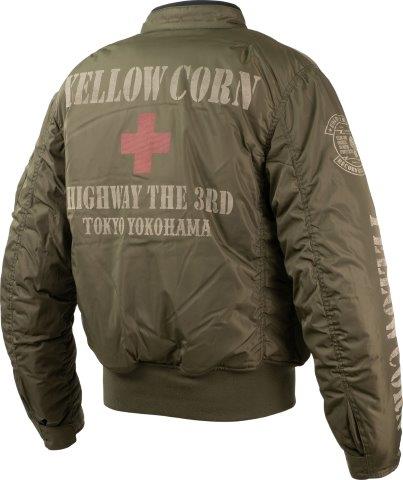 取寄 ウィンタージャケット カーキ 3Lサイズ YB-4321 イエローコーン