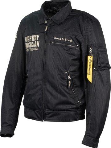 メッシュジャケット ブラック Sサイズ YB-5100 イエローコーン