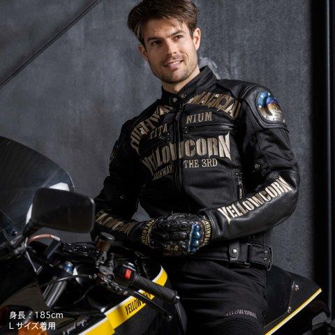YELLOWCORN YB-3109 メッシュジャケット BLACK YELLOW CORN : YB-3109 Titanium mesh jacket [YB-3109]