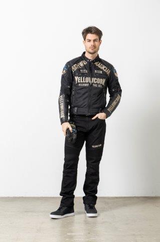 チタニウムメッシュジャケット ブラック/ゴールド Mサイズ YB-5109