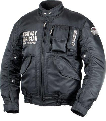 取寄 ウィンタージャケット ブラック/アイボリー 3LDWサイズ YB-5300 イエローコーン