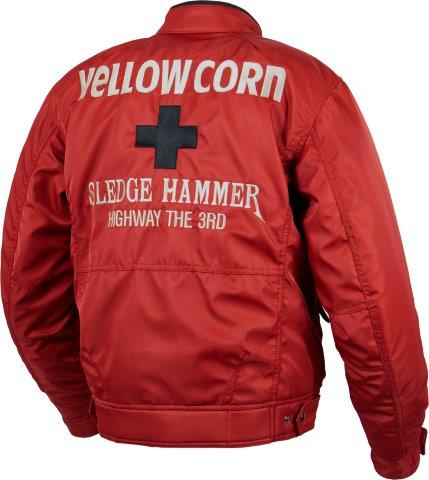 取寄 ウィンタージャケット レッド Lサイズ YB-5300 イエローコーン